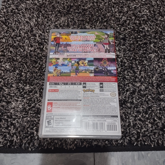 Replacement Case Only -- Pokemon Shield - Picture 3 of 3